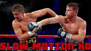 Gennady Golovkin Eats Devastating Punch From Canelo Alvarez Super Slow Motion HD