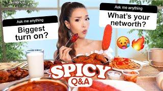 eating spicy food & answering spicy questions ️