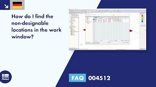 DE FAQ 004512  How do I find the non-designable locations in the work window?