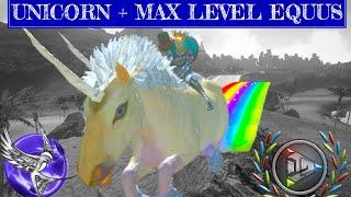 UNICORN AND LEVEL 300 EQUUS TAME  S1E25  ARK Survival Evolved Mobile