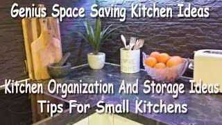 Kitchen Organization & Storage Ideas To Save Space In The KitchenGenius Space Saving Kitchen Ideas