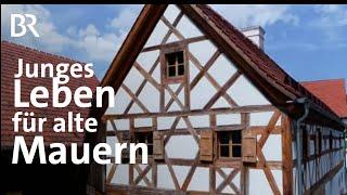 Junges Leben in alten Mauern Ein Fachwerkhaus wird renoviert  Schwaben & Altbayern  BR