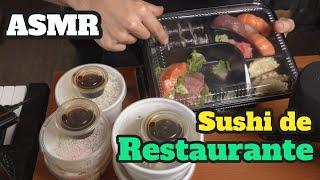 ASMR Comiendo SUSHI del IKOI Restaurante  Eating Sounds