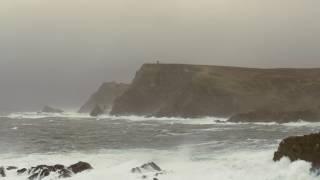 POWERFUL Thunderstorm & Ocean Sounds for Sleep or Study  Heavy Rain & Stormy Sea  4K HD Video