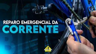 Como fazer reparo emergencial da CORRENTE da bike - Passo a passo