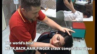 ASMR TURKISH BARBERThe worlds best NECKBACKHAIRFINGER crack compilation video =BOYUN KÜTLETME