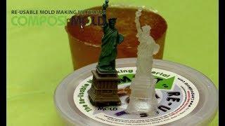 Resin Casting Tutorial. Clear Resin Casting Statue of Liberty Figurine