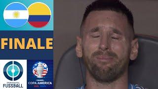 Argentinien gewinnt die Copa América Martinez trifft zum Sieg  Argentinien - Kolumbien