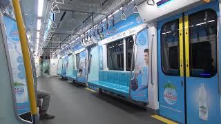 MRT Jakarta MRTJ　車内の様子自動放送更新後