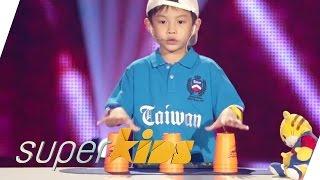 Cute Taiwanese Kid Stacking  Superkids