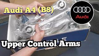 Audi A4 B8 Knocking Front Suspension Part 1. Upper Control Arms Replacement