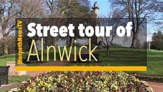 Exploring Alnwick by car and on foot