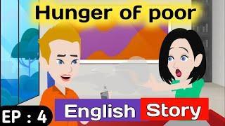 Hunger of poor part 4  English story  Learn English  Animated stories  Sunshine English stories