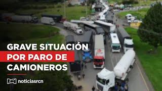 Bloqueos por camioneros en Nariño completan cuatro días