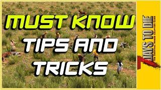 MUST KNOW Tips and Tricks  Tutorial  Alpha 20  7 Days to Die