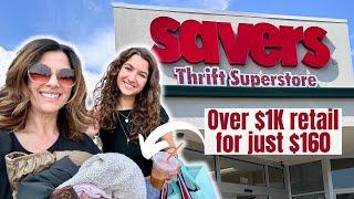 Back to School Thrift with Me at SAVERS Plus ULTA and Try-On Thrift Haul