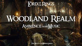 Lord Of The Rings  Woodland Realm  Ambience with Music  3 Hours