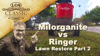 Milorganite vs Ringer Lawn Restore  Part 2