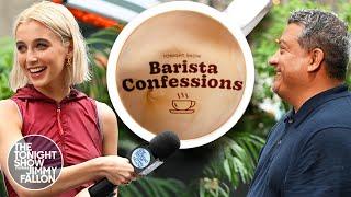 Barista Confessions with Emma Chamberlain  The Tonight Show Starring Jimmy Fallon