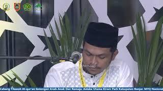 Firmansyah Abu Yusuf Maluku Utara  Penyisihan Tilawah Remaja  MTQ Nasional 2022 Kalsel