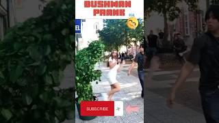 Crazy Bushman vs. Women  #shorts #short #like #comment #subscribe #prank