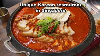 Unique Korean restaurant in Singapore