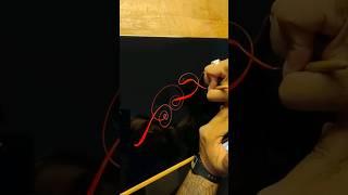 Satisfying Scroll Pinstriping #art #pinstripe #pinstriping #artist #lettering #calligraphy