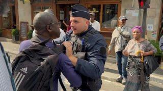 Police push back anti-Macky Sall protesters outside Paris summit  AFP