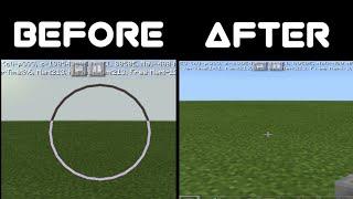 How to change minecraft circle to plus sign.