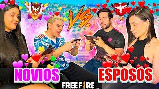  NOVIOS VS EX ESPOSOS  MI NOVIA Y YO VS MACHIKA Y ANTRONIXX EN FREE FIRE ¿ QUIEN GANARA ?