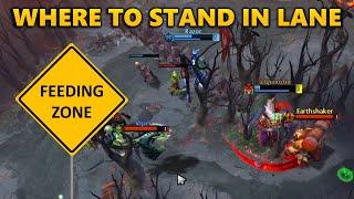 Lane positioning explained  Dota 2 Guide