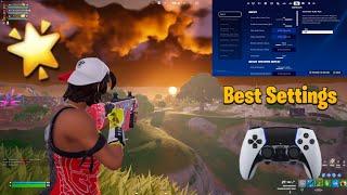 Best Non Claw PS5 Console Player  + Best *AIMBOT* Controller Settings Fortnite Chapter 5 Season 3