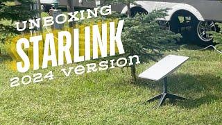 We Got Starlink Unboxing +- Setup of Gen 2 for RVing