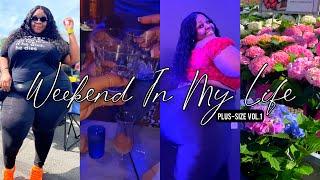 Weekend In My Plus size Life PLUS SIZE VLOG ATL NIGHTLIFE PLANT SHOPPING & MORE