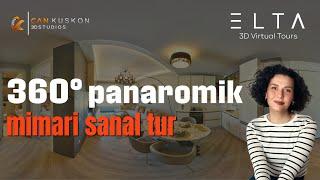 360 panaromik render ya da görseller ile mimari sanal tur nasıl yapılır? ELTA360 App Tanıtımı