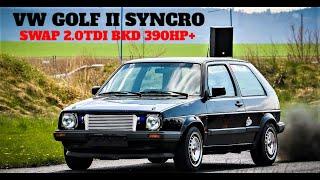 VW GOLF II SYNCRO @ SWAP 2.0 TDI BKD 16V 390HP+ @ BIG TURBO JOHN DEERE @ ETC ..DIESELPOWER VORY TDI