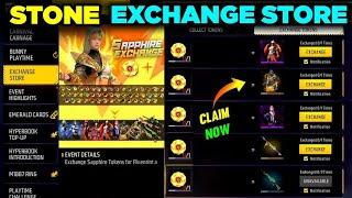 STONE EXCHANGE STORE  FREE FIRE NEW EVENT  FF NEW EVENT TODAYNEW EVENT FREE FIREGARENA FREE FIRE