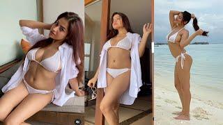 Model Simran Kaur Maldives Hot and Sexy Bikini Latest Videos  Simran Kaur Hot Figure Latest Video