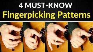 Top 4 Fingerpicking Guitar Patterns Travis Picking Style