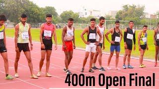 400m Mens Open Final -1 U.P State Under 23 and Open Athletics Championship Lucknow 2021