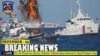 China Panic US and Philippines Intercept Chinese Monster Ship Dropping Anchor in West Phl Sea