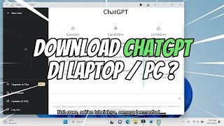 Cara Pasang ChatGPT di Laptop atau PC Download ?