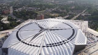 Mercedes-Benz Stadium Roof Close Timelapse