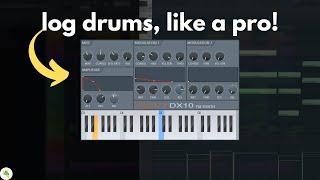 How to make Afrobeat x Amapiano Log drums from scratch in fl studio 21