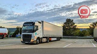 POV Truck driving. LIVE Volvo FH500 2022. ENGDEPT