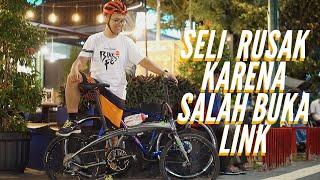 Tips Melipat Sepeda Lipat Seli Folding Bike Agar Tidak Rusak Linknya  Tern D9