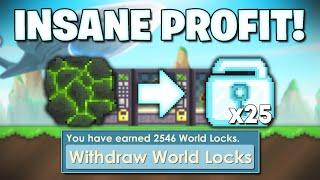 Best way to GET RICH FAST in Growtopia INSANE PROFIT in 2022 Keytopia