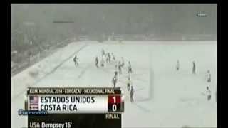 USA vs Costa Rica 1-0 snow match