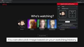 How to use Netflix Custom profile picture