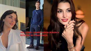 Vea cómo cambió Kerem Bursin a petición de Hande Erçel #kerembürsin #amor #handeercel #candemet